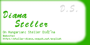 diana steller business card